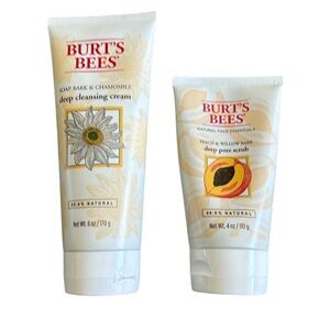 Burt’s Bees Deep Cleansing Cream & Deep Pore Scrub
